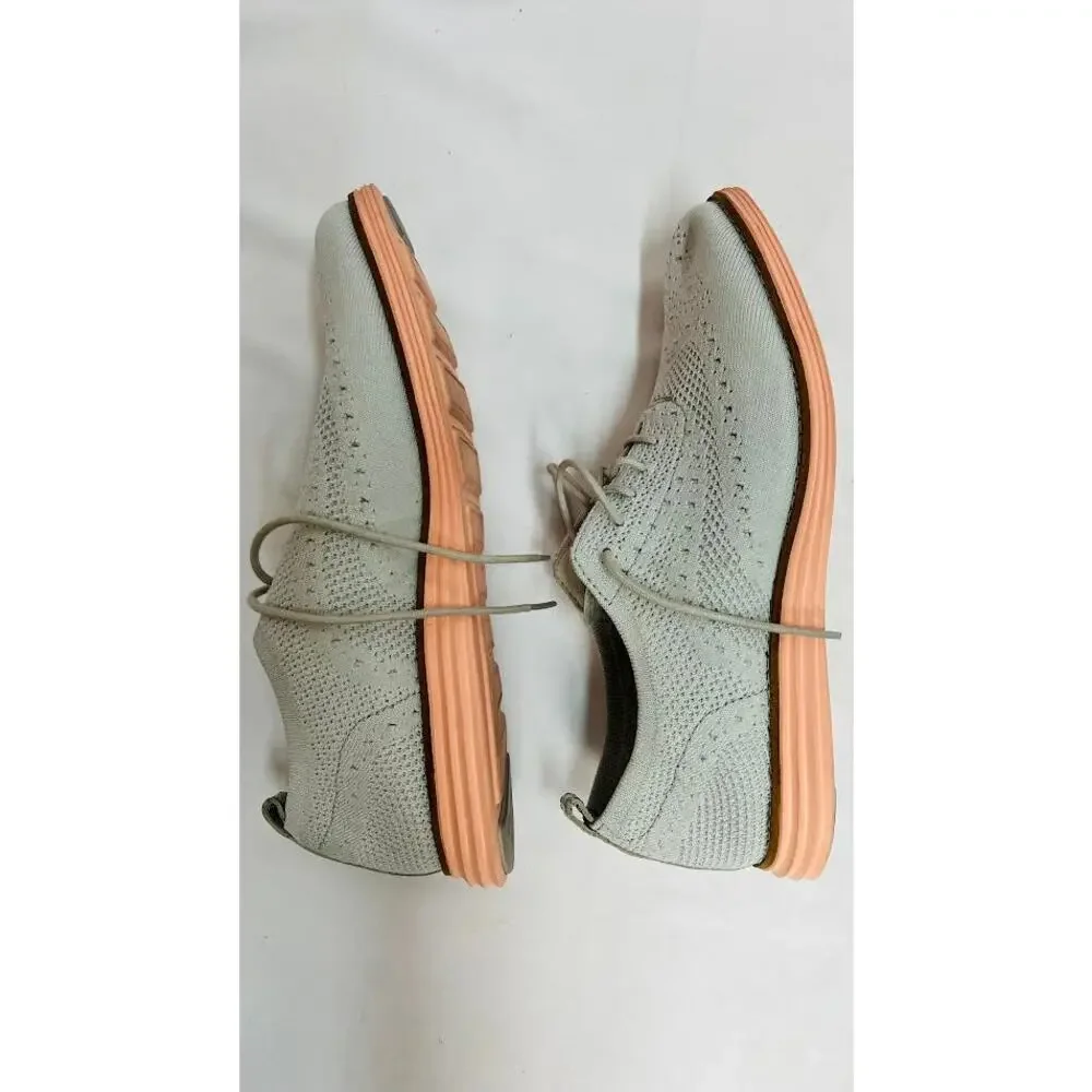 Cole Haan‎ Grey and Pink Original Grand Stitchlight Wingtip Oxford size 9